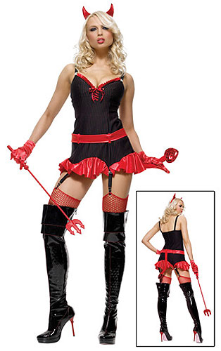 Adult Sexy Devil Costume - Click Image to Close