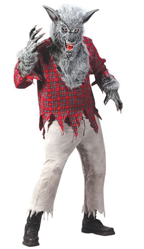 Silver Werewolf Costume - Click Image to Close