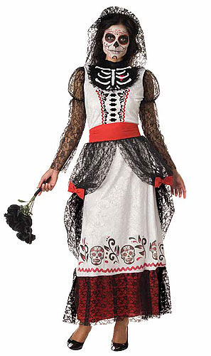 Adult Skeleton Bride Costume