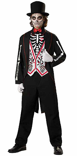 Adult Skeleton Groom Costume