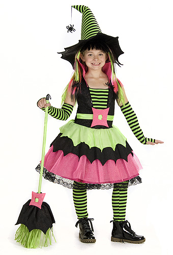 Child Spiderina Witch Costume