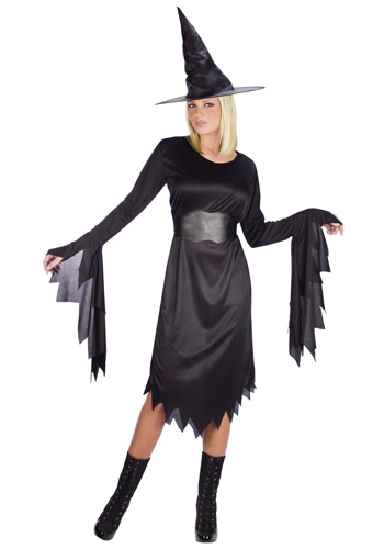 Womens Tattered Witch Costume - Click Image to Close