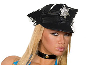 Women's Police Hat - Click Image to Close