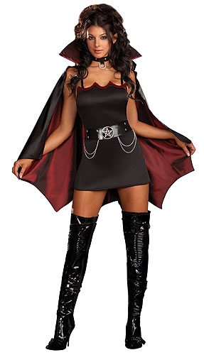 Adult Sexy Vampire Costume - Click Image to Close