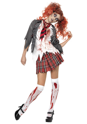 School Girl Zombie Costume - Click Image to Close