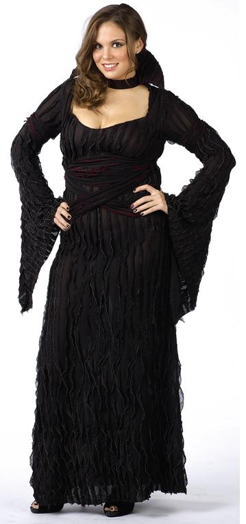 Graveyard Vampiress Plus Size Adult Costume