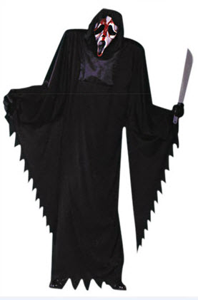 Bleeding Scream 7ft Adult Costume - Click Image to Close