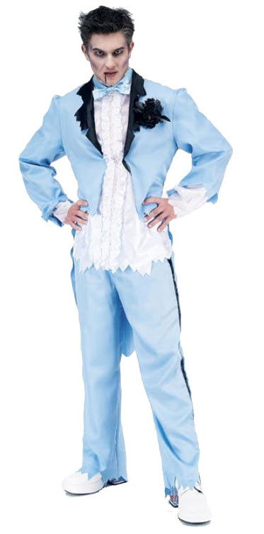 Zombie Prom King Adult Costume Medium - Click Image to Close