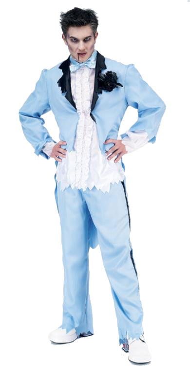 Zombie Prom King Mens Adult Costume Large