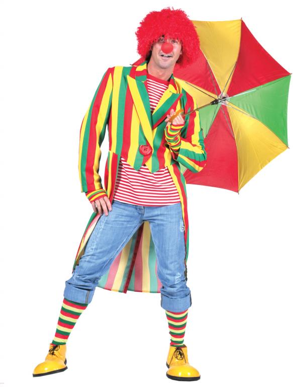 Choo Choo Charlie Adult Clown Jacket - Click Image to Close