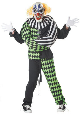 Shackles the Clown Adult Costume - Click Image to Close