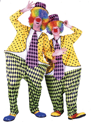 Hoop Clown Adult Costume