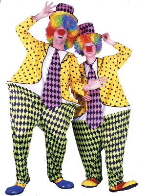 Hoop Clown Adult Costume - Click Image to Close