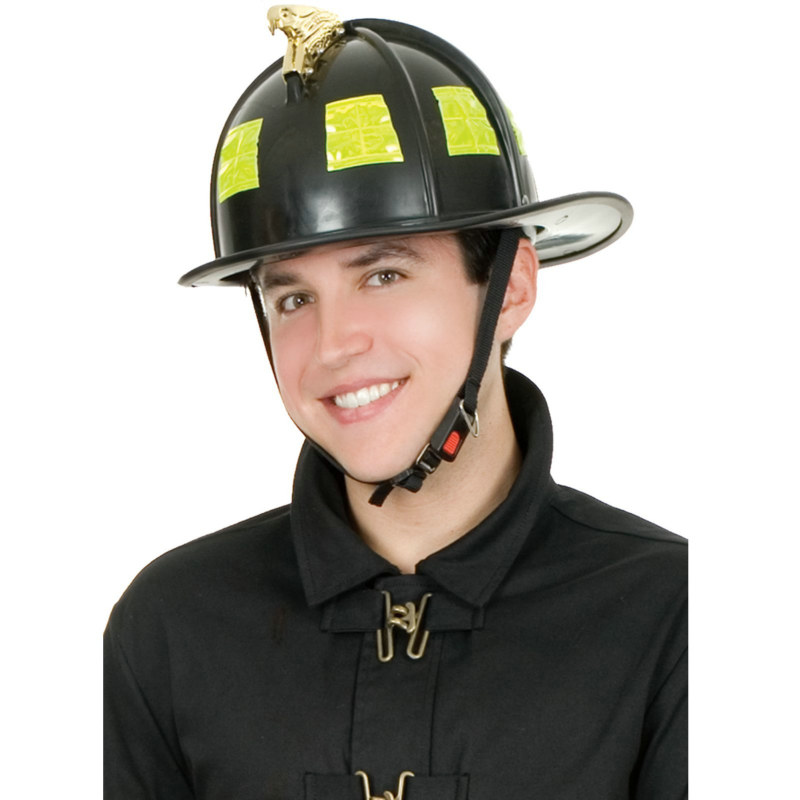 Black Fire Helmet - Click Image to Close