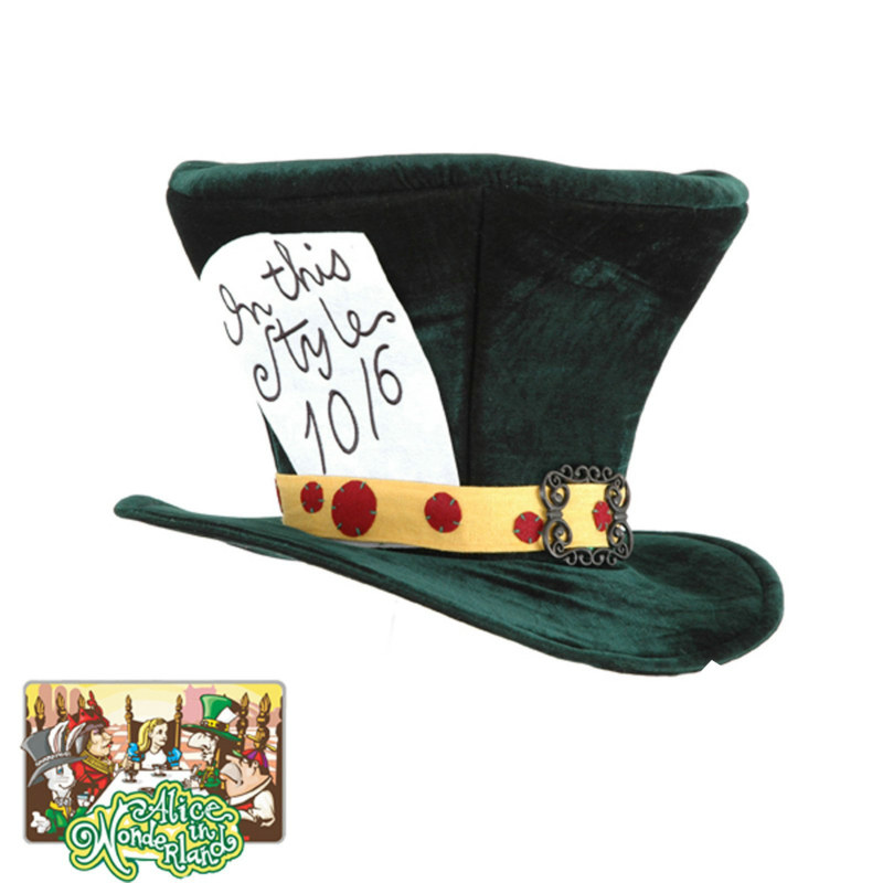 Alice In Wonderland - Classic Mad Hatter Hat - Click Image to Close