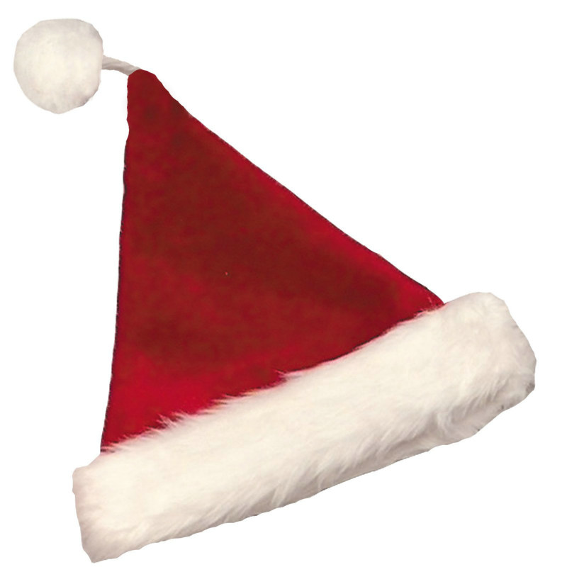 Velvet Santa Hat Burgundy - Click Image to Close