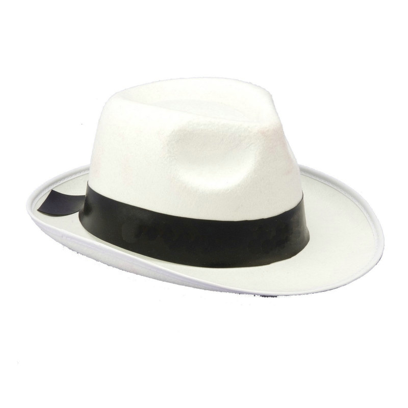 White Gangster Hat