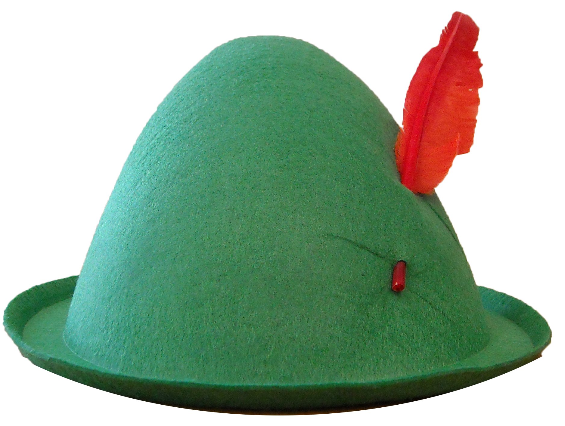 Economy Alpine Hat with Feather - Click Image to Close