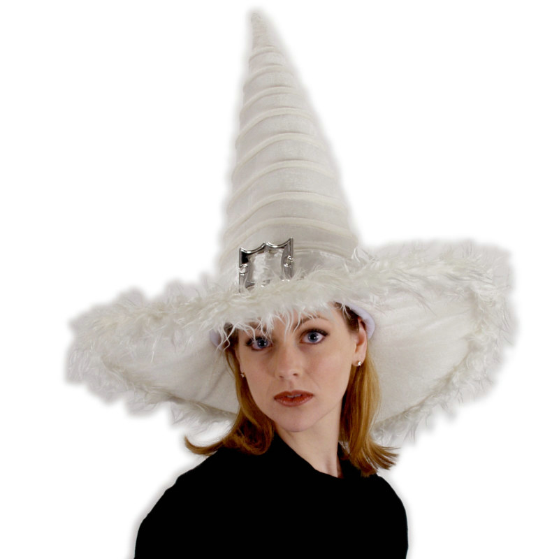 Good Witch Hat White - Click Image to Close