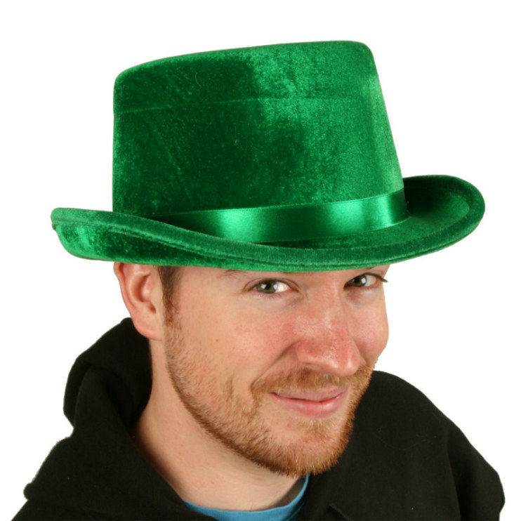 Green Top Hat Adult - Click Image to Close