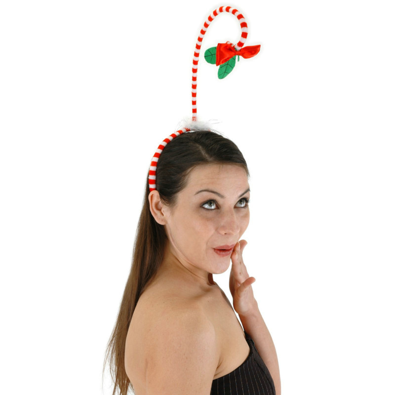 Springy Mistletoe Headband - Click Image to Close