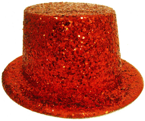 Stardust Red Top Hat - Click Image to Close