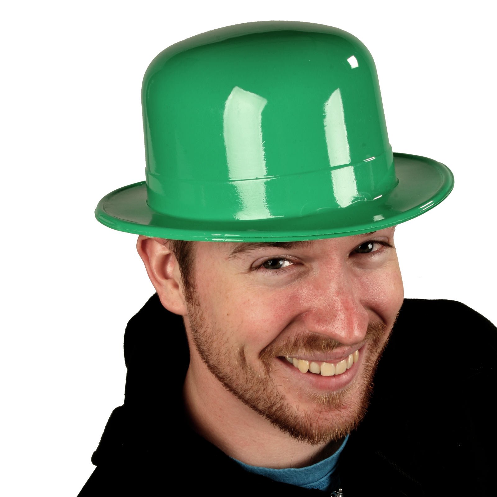 Green Plastic Derby (1 count)