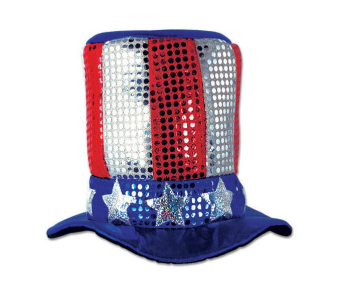 Glitz 'N Gleam Uncle Sam Top Hat