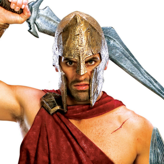 300- Deluxe Spartan Helmet - Click Image to Close