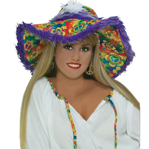 Floppy Hippie Hat Adult - Click Image to Close