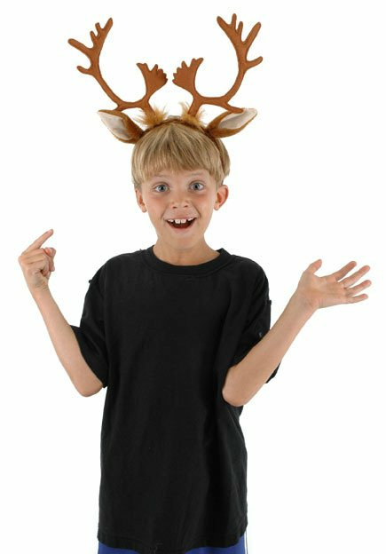 Reindeer Antlers Headband - Click Image to Close