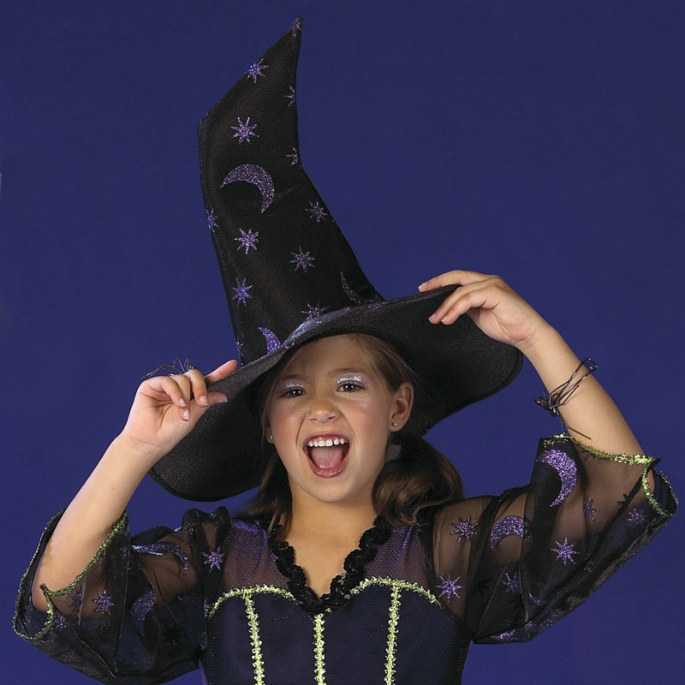 Moonlight Witch Hat Child - Click Image to Close