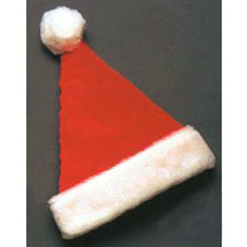 Deluxe Plush Santa Hat - Click Image to Close