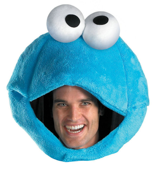 Sesame Street Cookie Monster Adult Headpiece - Click Image to Close