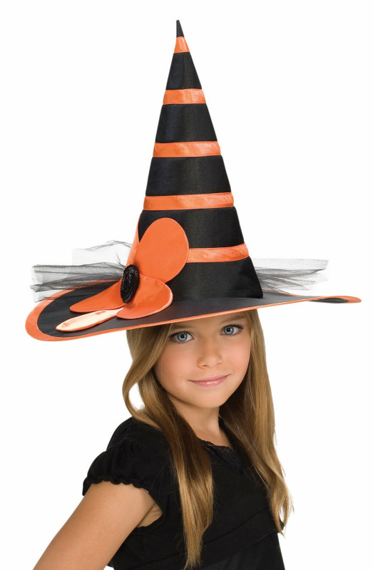 Child Orange Witch Hat