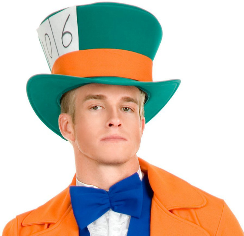 Mad Hatter Adult Hat - Click Image to Close