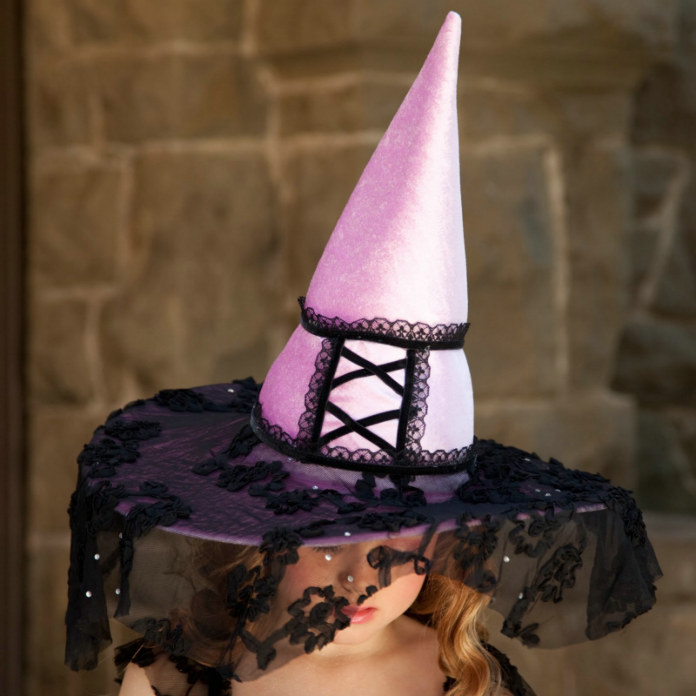 Lacy Witch Child Hat - Click Image to Close