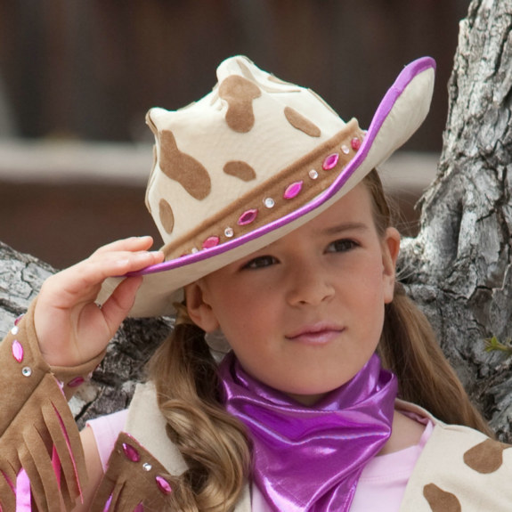 Rhinestone Cowgirl Child Hat - Click Image to Close