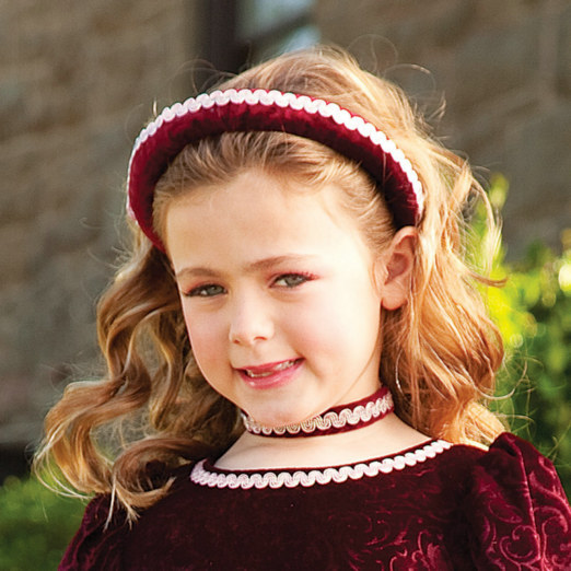 Renaissance Princess Child Headband - Click Image to Close