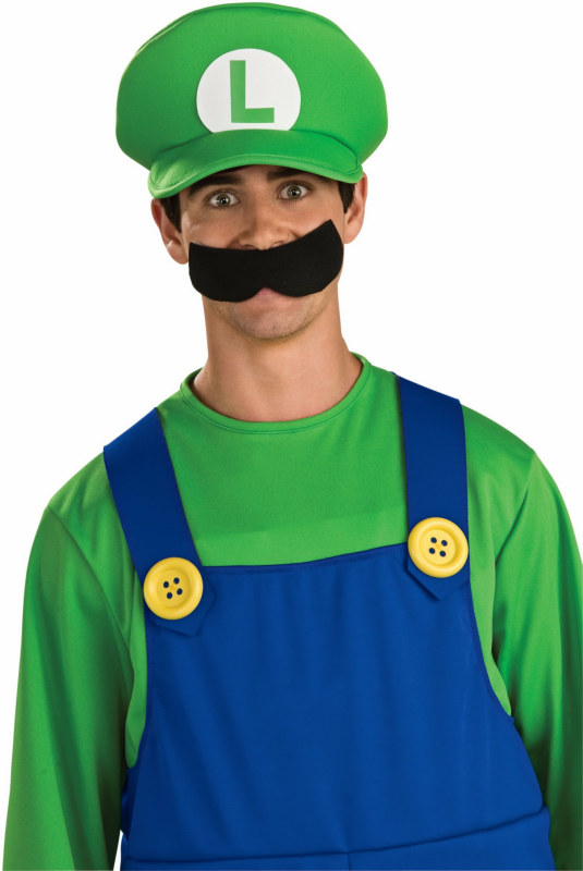 Deluxe Luigi Hat Adult - Click Image to Close