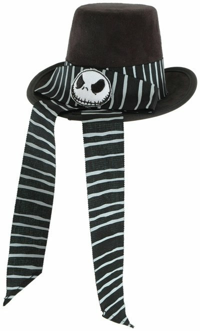 The Nightmare Before Christmas - Victorian Jack Mini Top Hat Adu - Click Image to Close