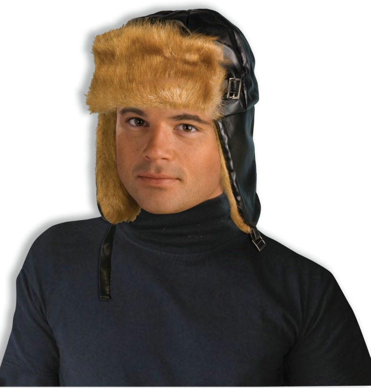 Furry Aviator Adult Hat - Click Image to Close