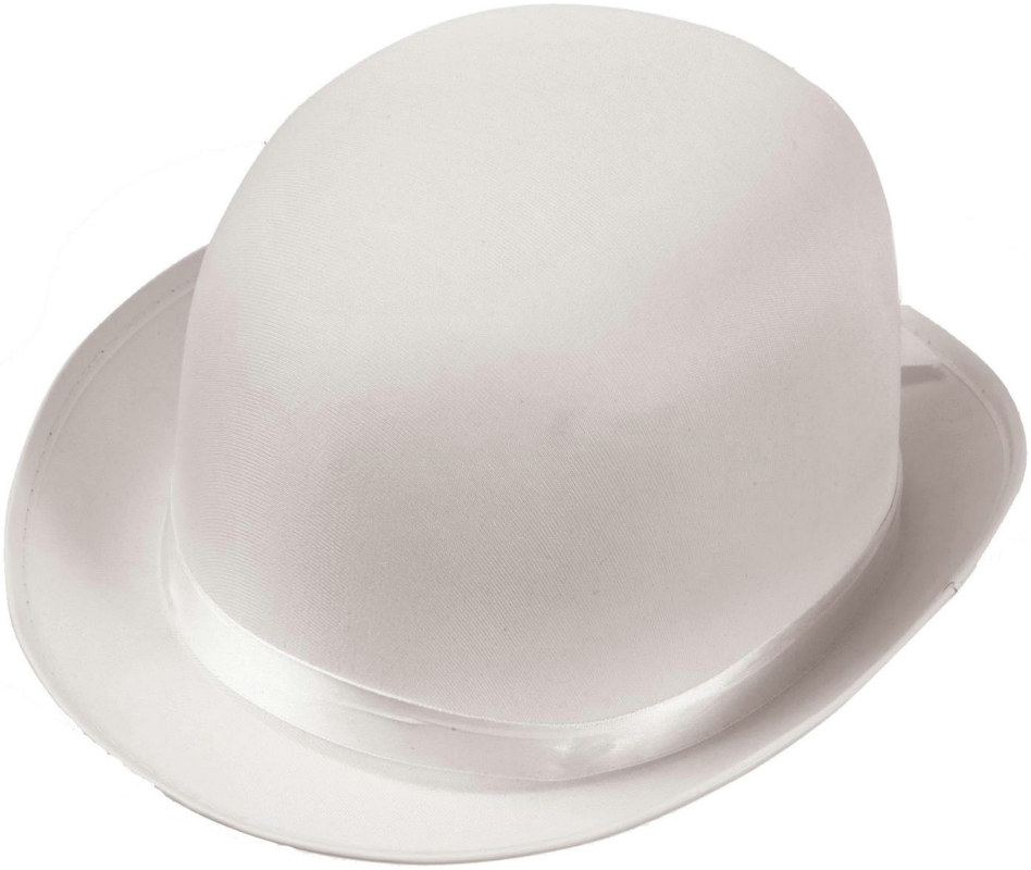 Satin (White) Adult Derby - Click Image to Close