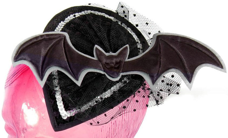 Bat Teardrop Adult Hat - Click Image to Close