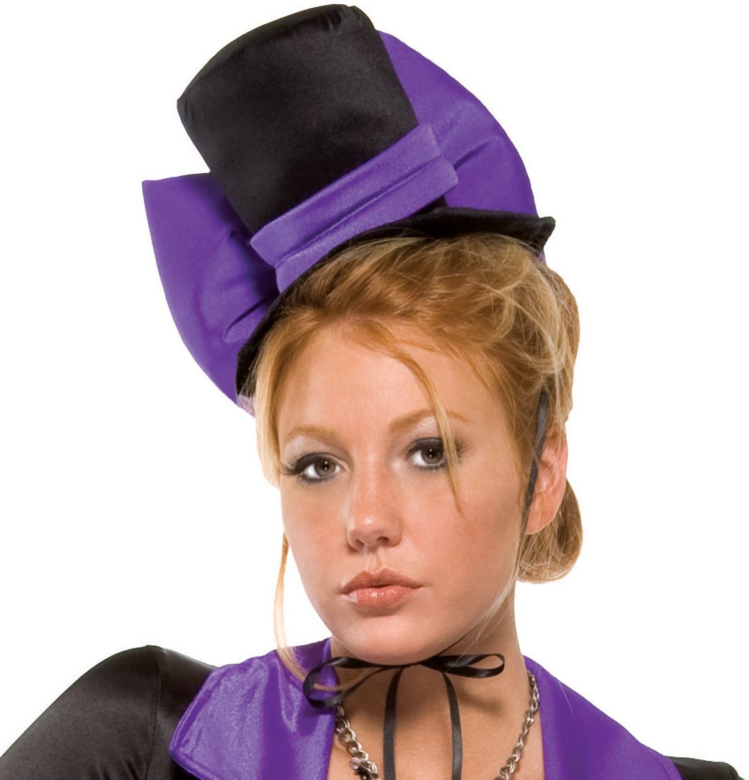 Purple Bow Vampire Hat (Adult)