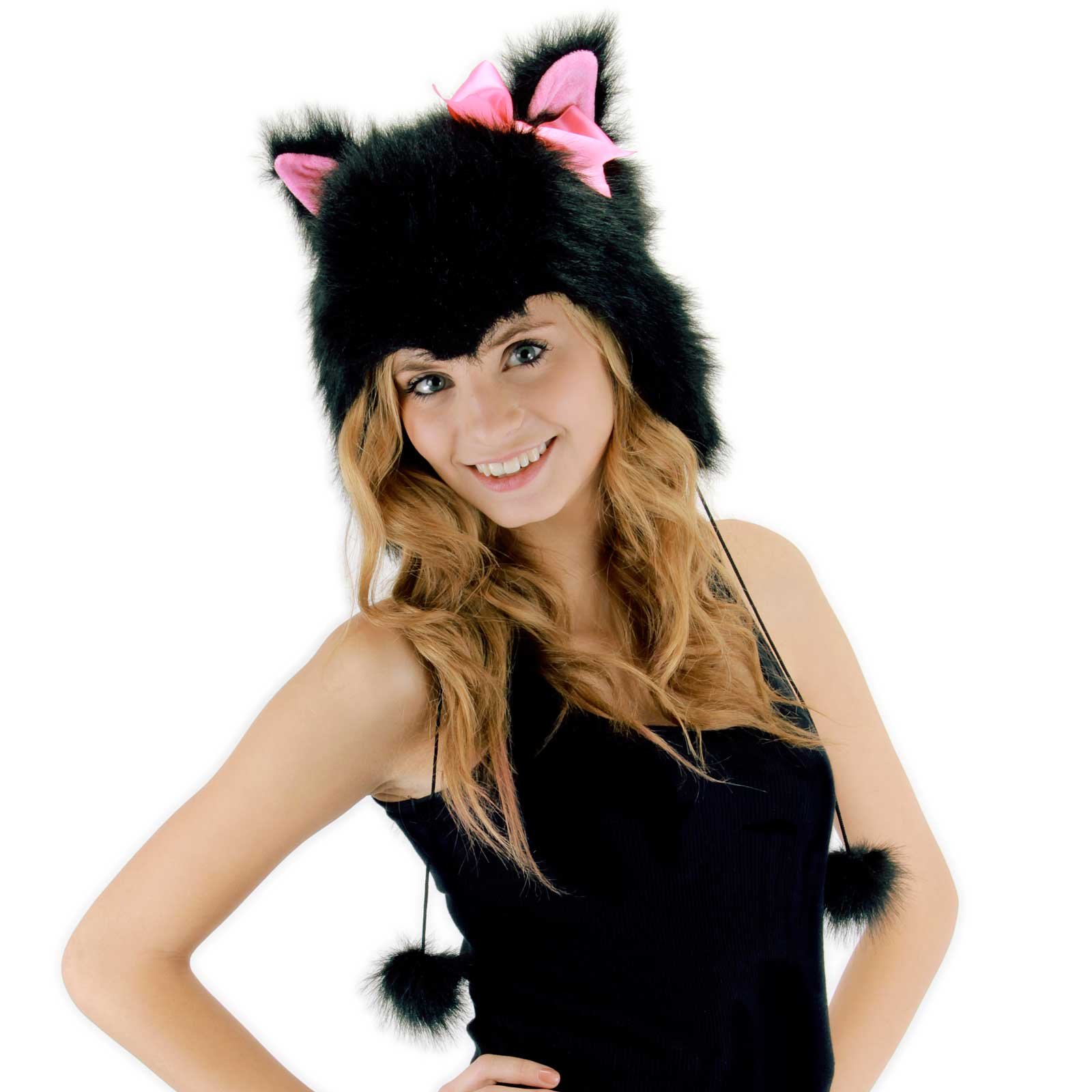 Kitty Hoodie Adult Hat