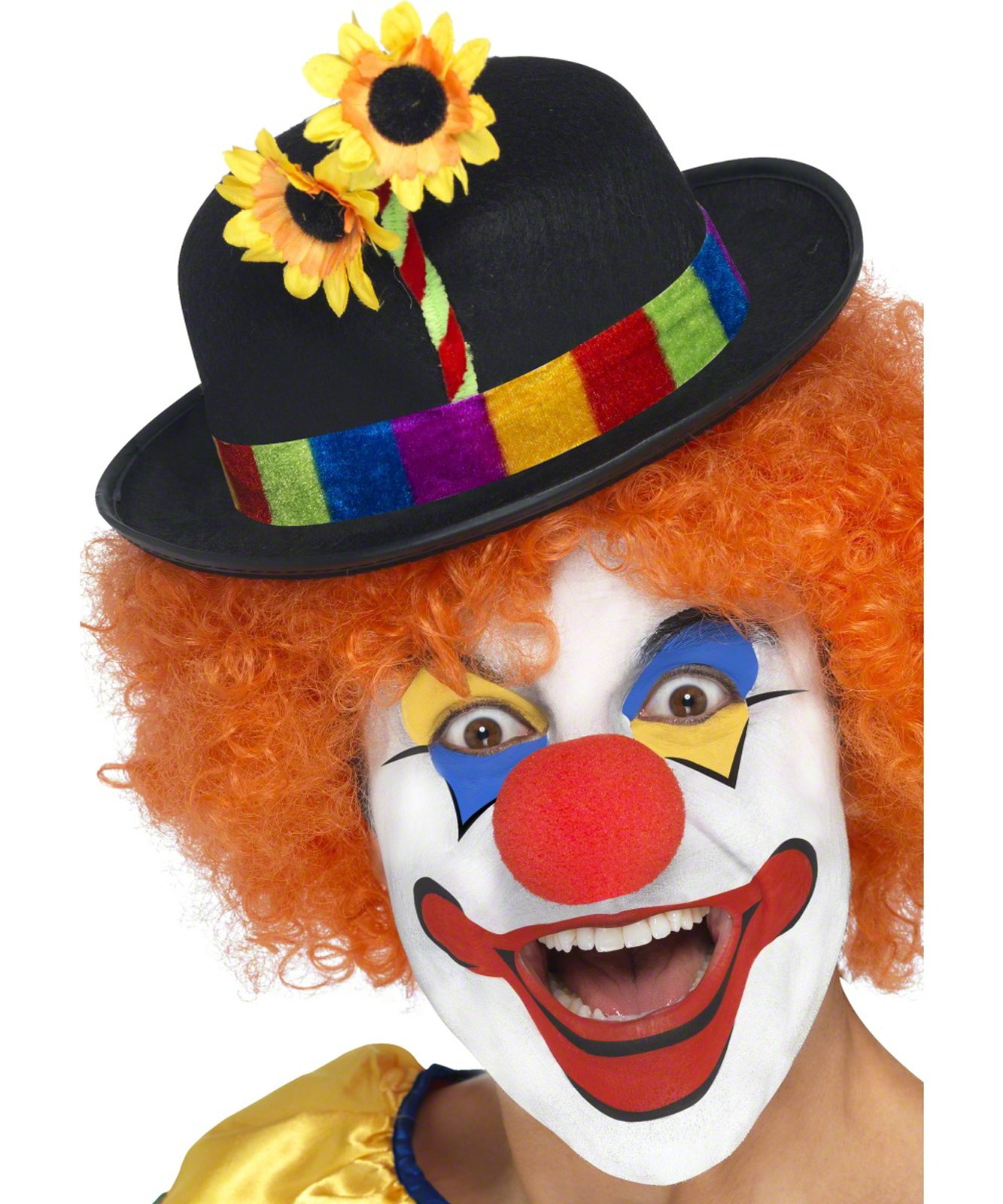 Clown Bowler Adult Hat - Click Image to Close