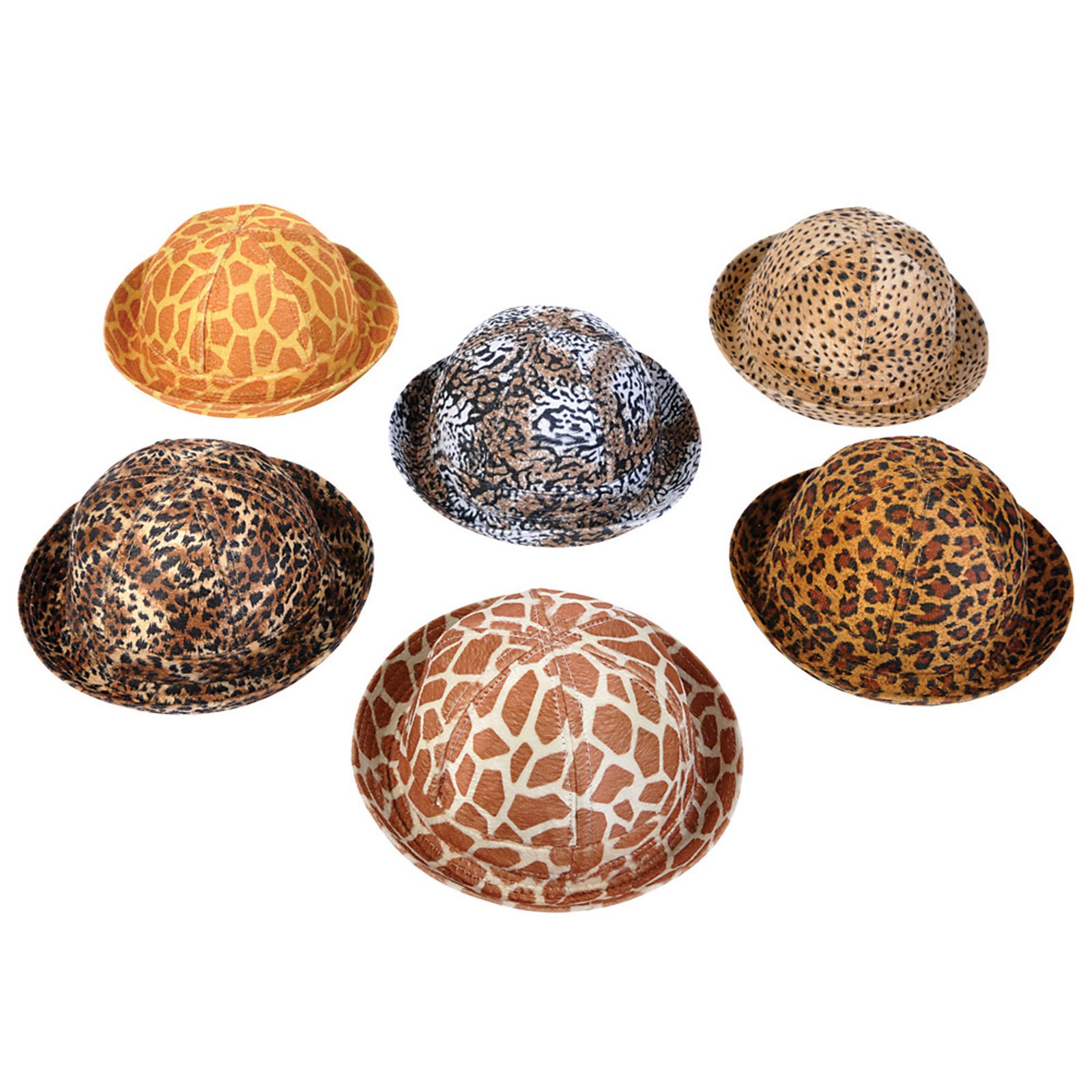 Safari Print Pith Hat - Click Image to Close