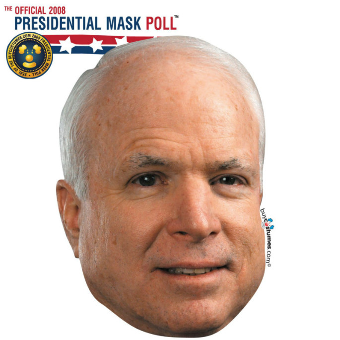 John McCain Paper Mask