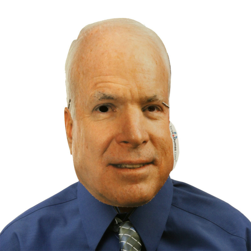 John McCain Paper Mask - Click Image to Close